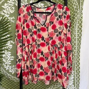Matilda Jane Floral Peplum Tunic